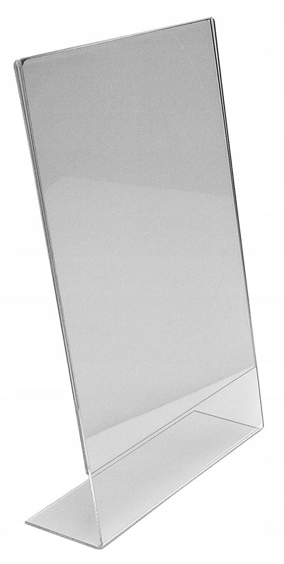 Stojak informacyjny typ L z plexi. Pleksi A3 PION