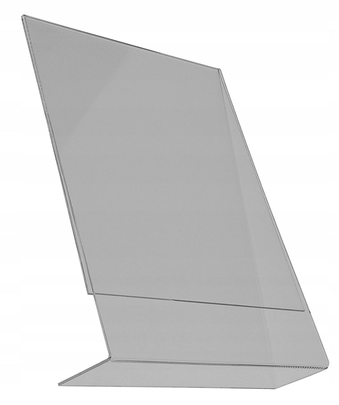 Stojak informacyjny typ L z plexi. Pleksi A3 PION