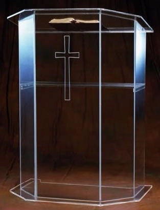 Mównica z plexi pleksi plexa konferencyjna - ŁUK