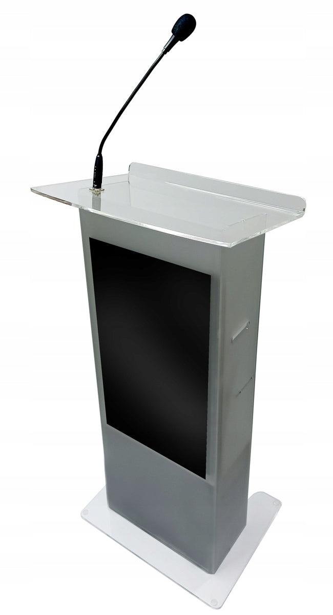 Mównica z plexi MULTIMEDIALNA