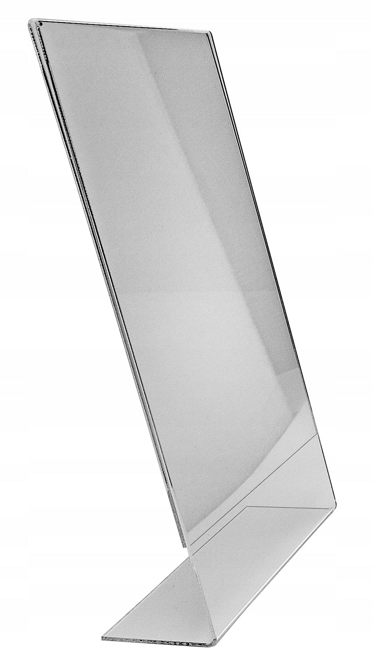 Stojak informacyjny typ L z plexi. Pleksi A4 PION
