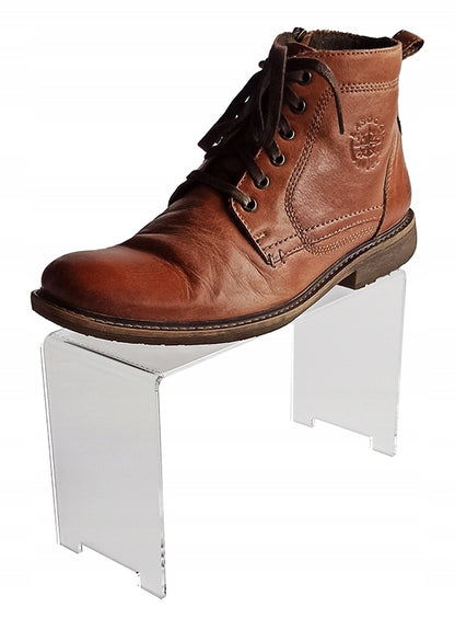 Stojak na buty, podstawka ekspozytor z plexi 15 cm