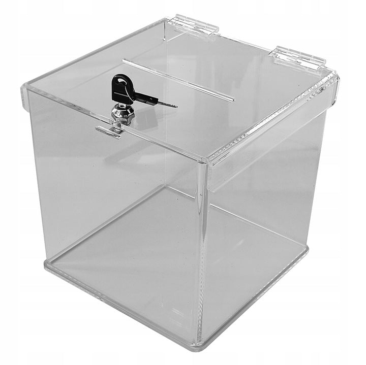 Urna, Box, Skarbonka z plexi 30x30x30 cm