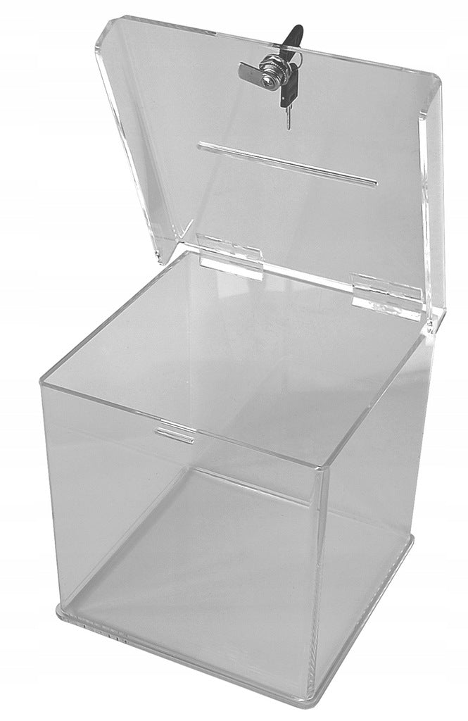 Urna, Box, Skarbonka z plexi 30x30x30 cm