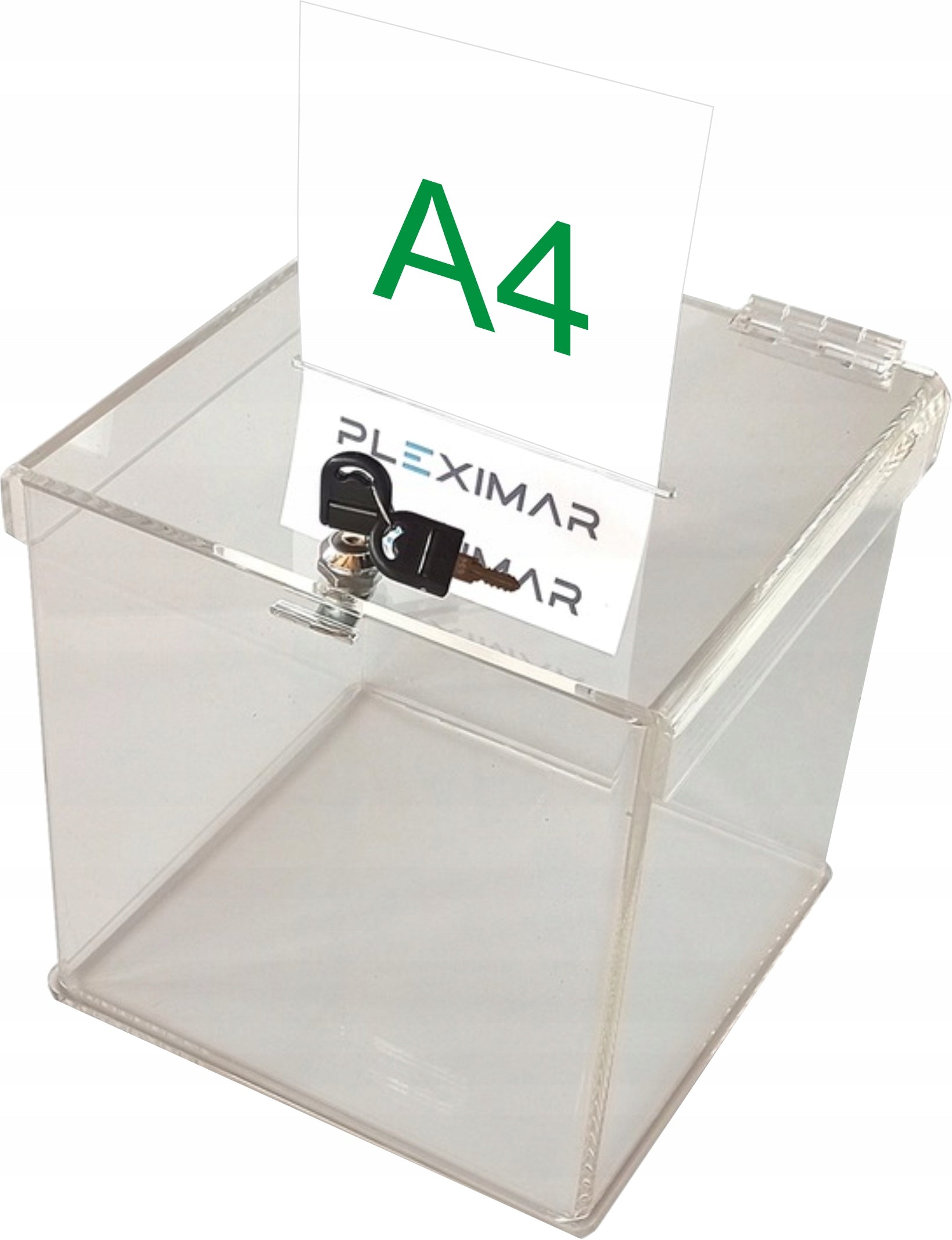 Urna, Box, Skarbonka z plexi 30x30x30 cm