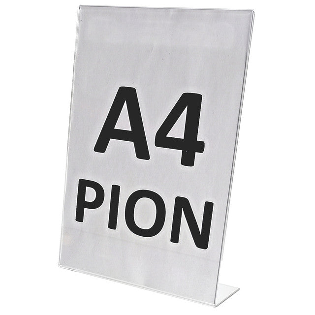 Stojak typ L z plexi