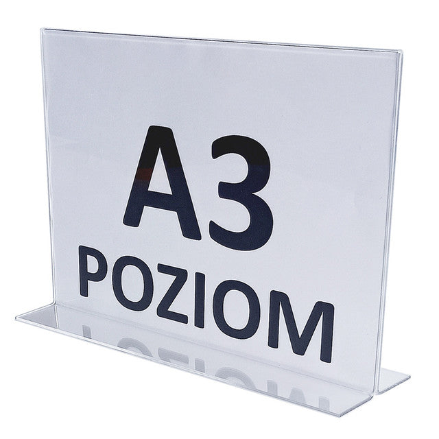 Stojak typ Omega z plexi