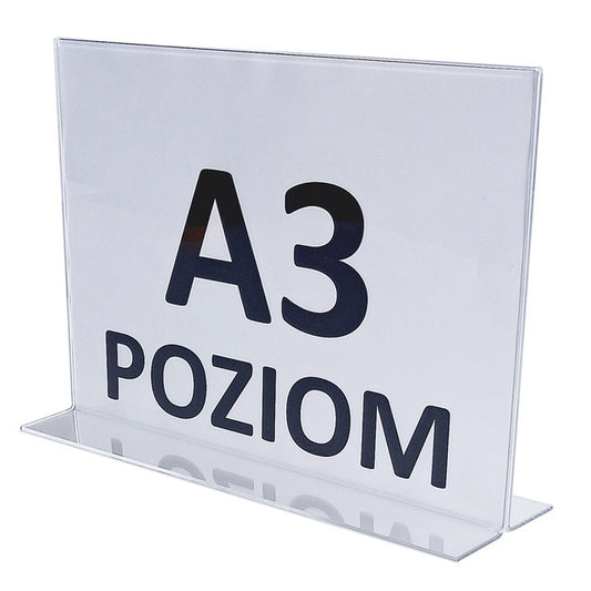 Stojak typ Omega z plexi