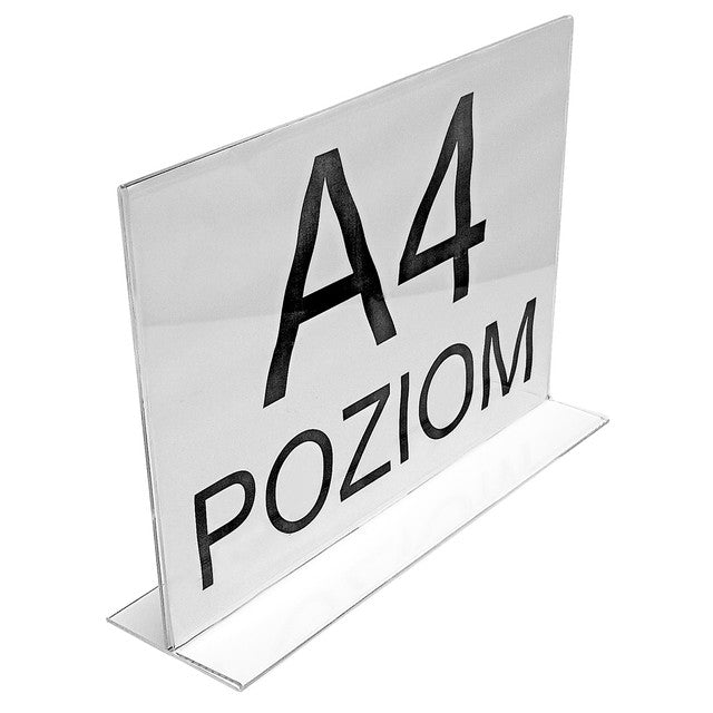 Stojak typ T z plexi