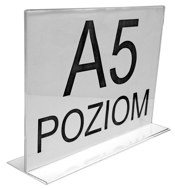 Stojak typ T z plexi